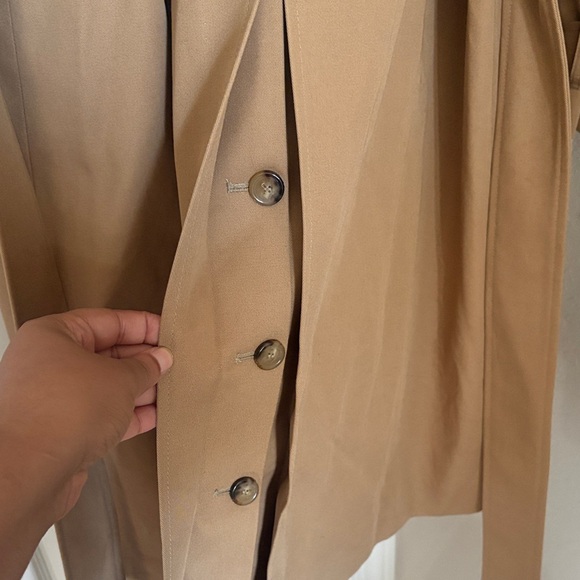 Sezane Scott Tan Trench Coat - Picture 11 of 11